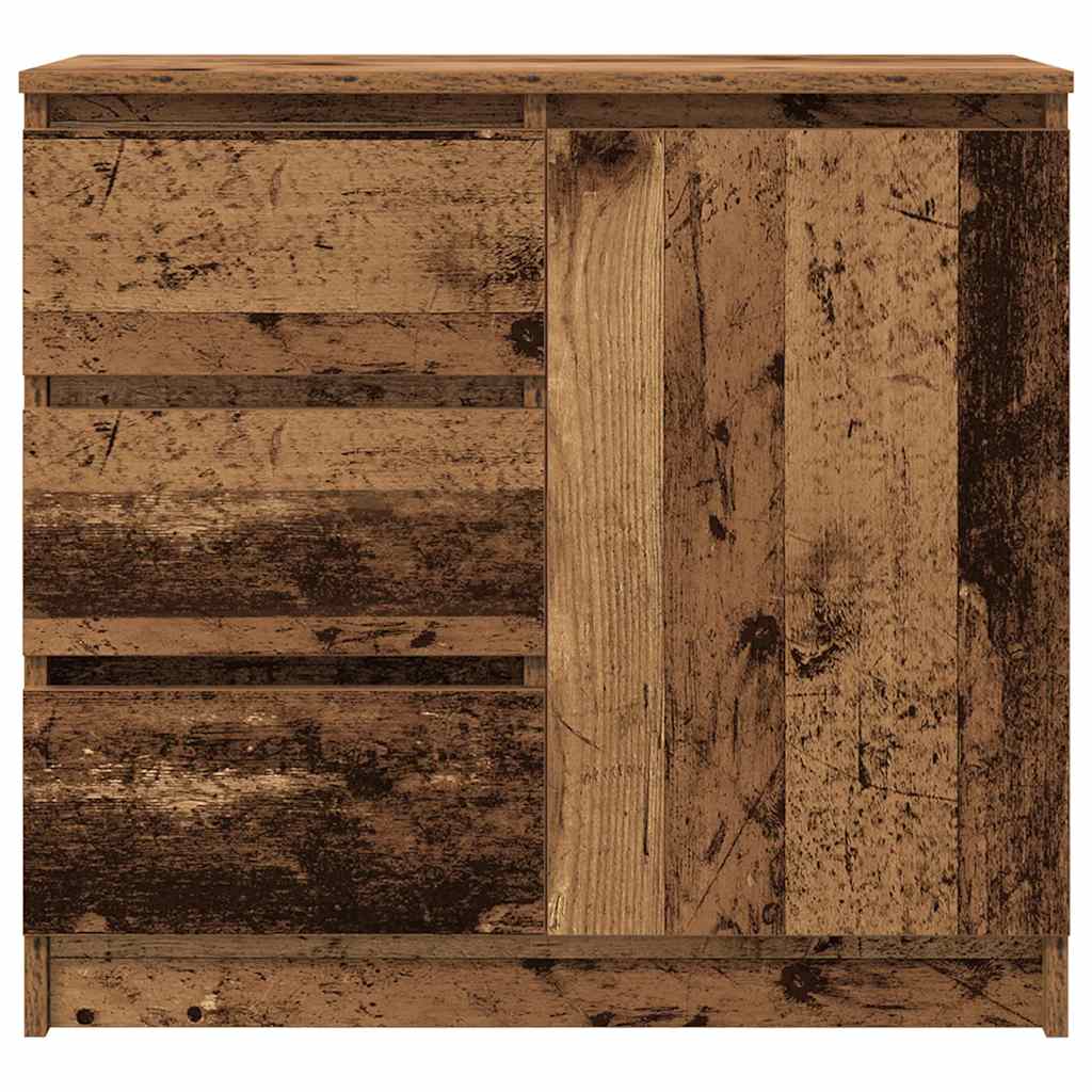 Komoda s ladicama staro drvo 71x35x65 cm konstruirano drvo