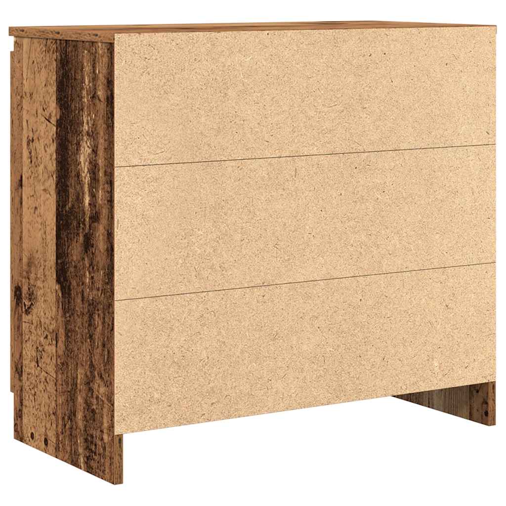 Komoda s ladicama staro drvo 71x35x65 cm konstruirano drvo