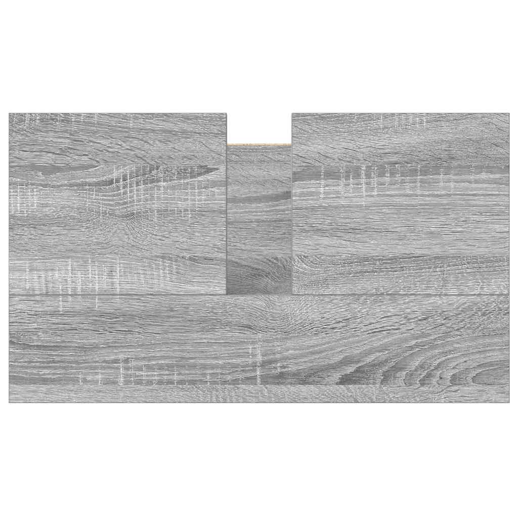 Ormarić za umivaonik u kupaonici sivi Sonoma 60x34,5x60 cm