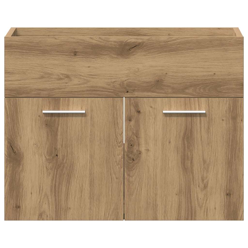 Ormarić za umivaonik u kupaonici Artisan hrast 60x38,5x46 cm Konstruirano drvo