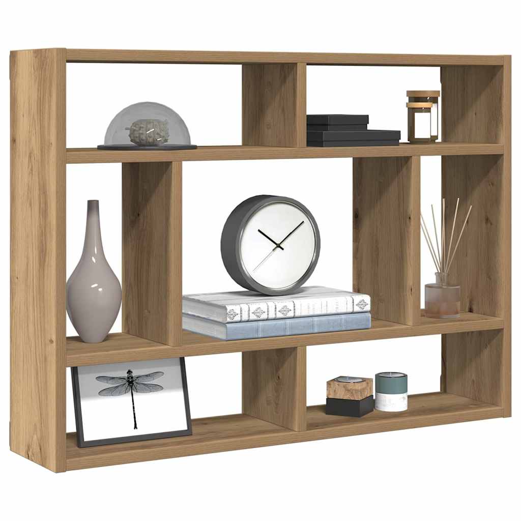 Zidna polica Artisan hrast 75x16x55 cm Konstruirano drvo