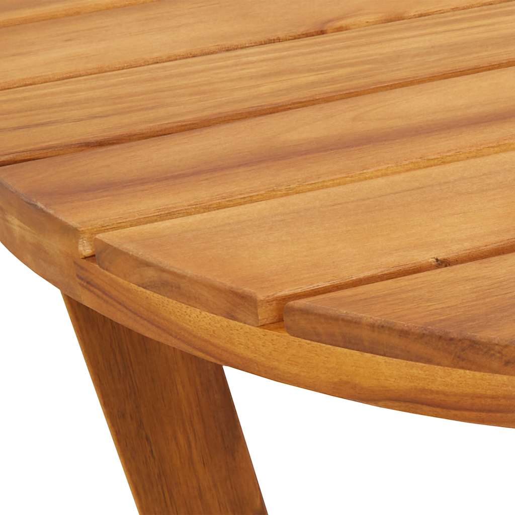 Vrtni blagovaonski stol ovalni 200x90x75 cm masivno drvo akacije
