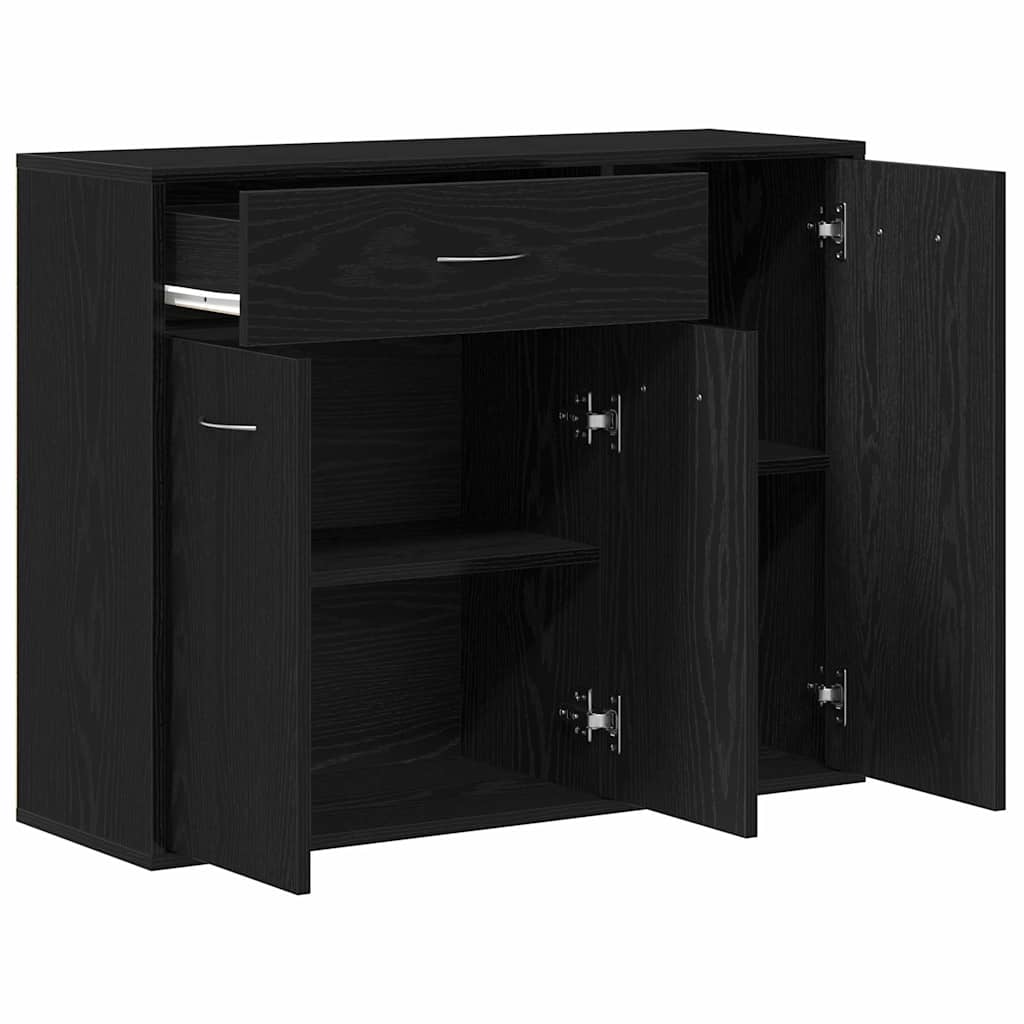 Komoda crni hrast 88x30x70 cm Inženirsko drvo