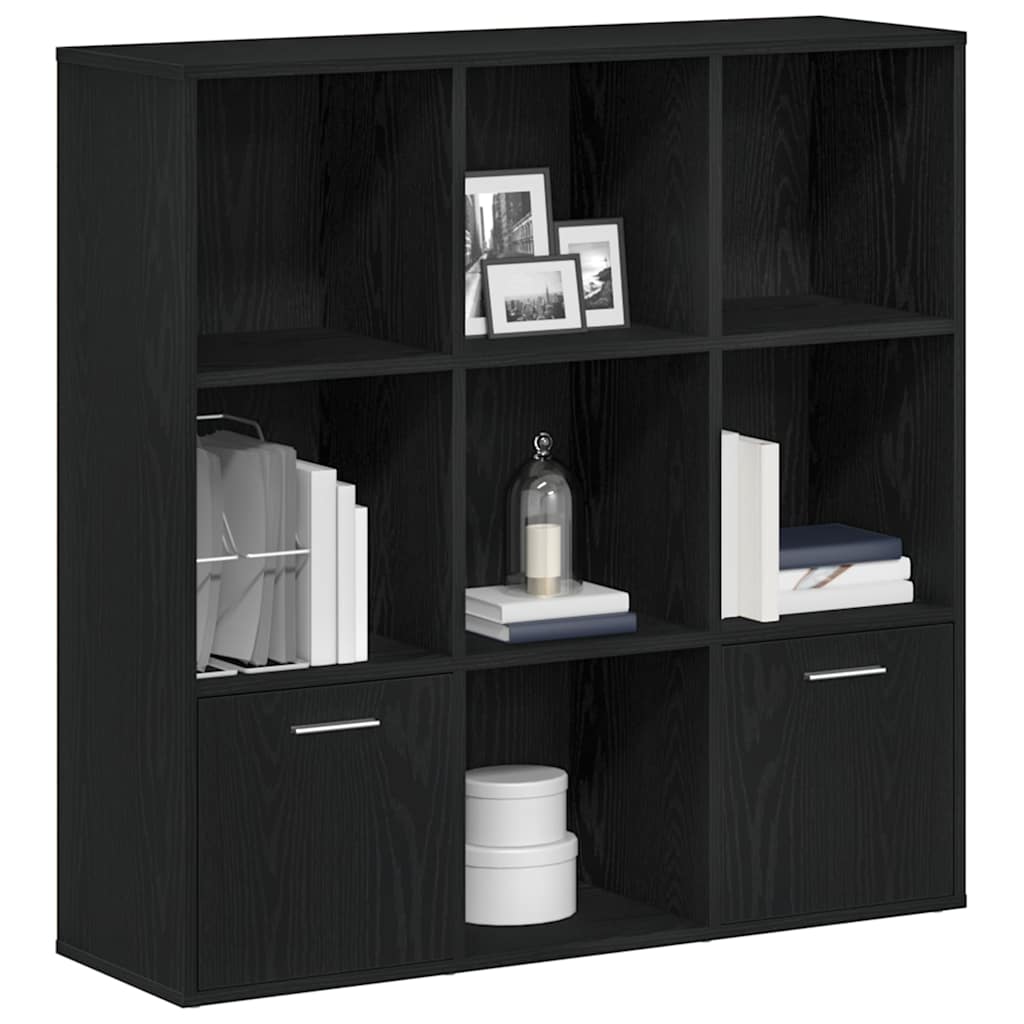Ormar za knjige crni hrast 98x29x97,5 cm inženjerski drvo