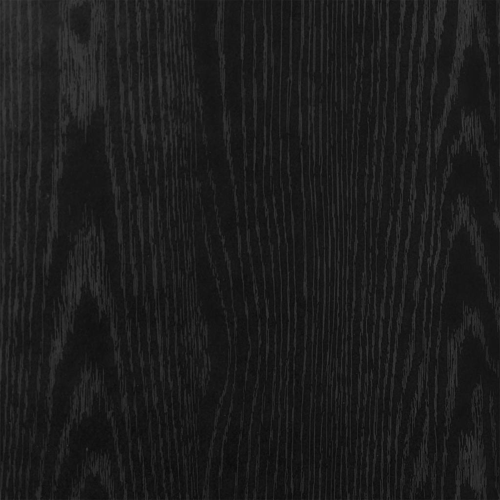 Bistro stol crni hrast 60x60x75 cm inženjerski drvo