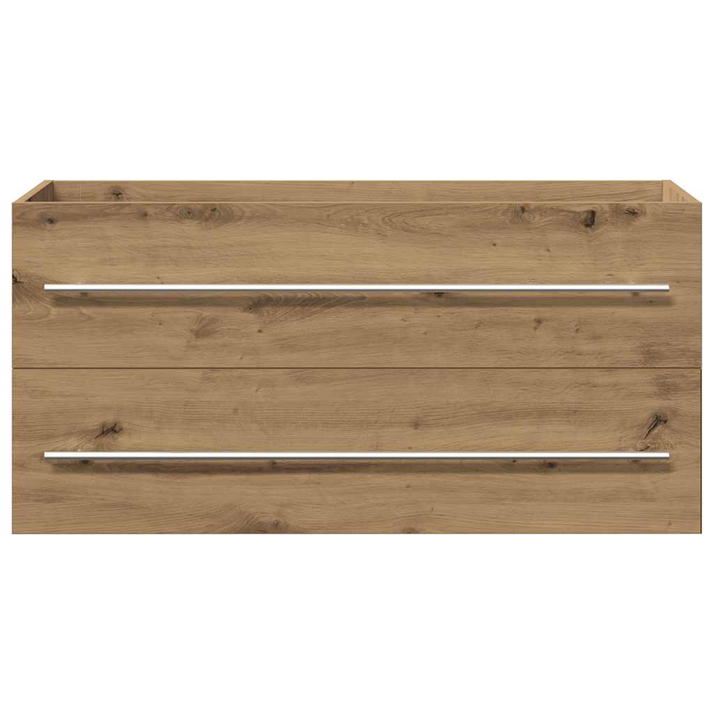 Ormarić za umivaonik u kupaonici Artisan hrast 100x38,5x48 cm Konstruirano drvo