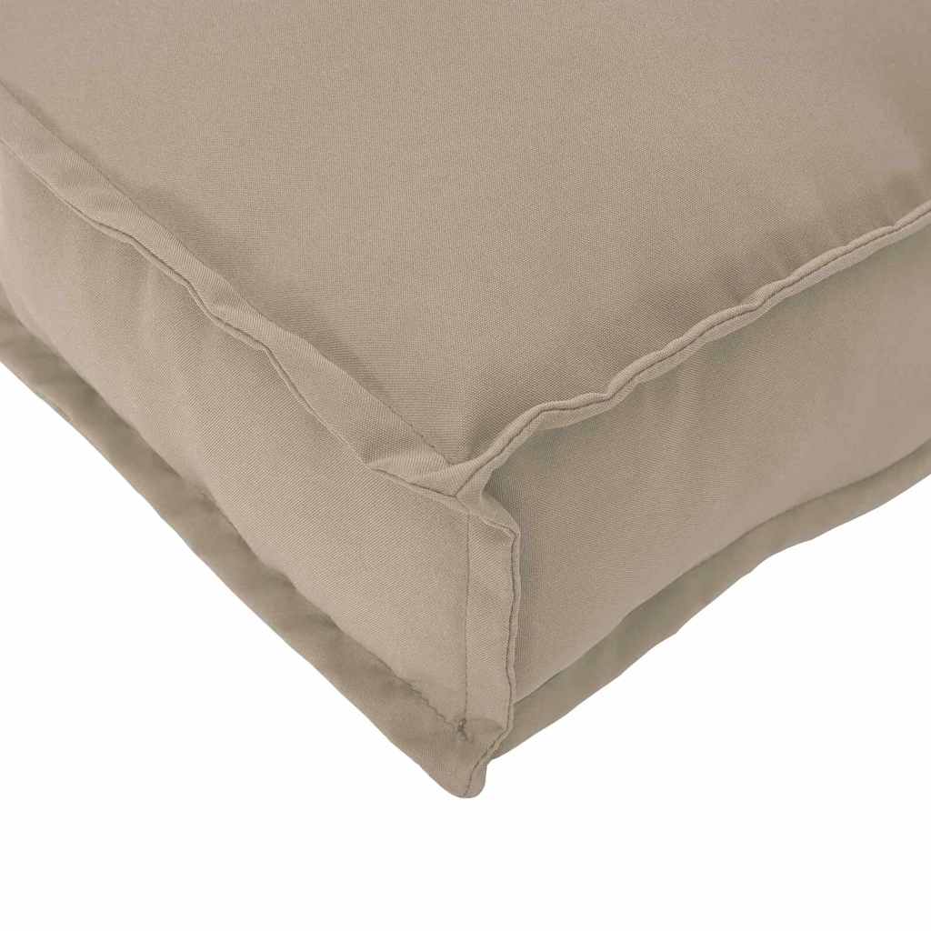 Set jastučića za palete 3 pcs Sivo-smeđa Oxford tkanina