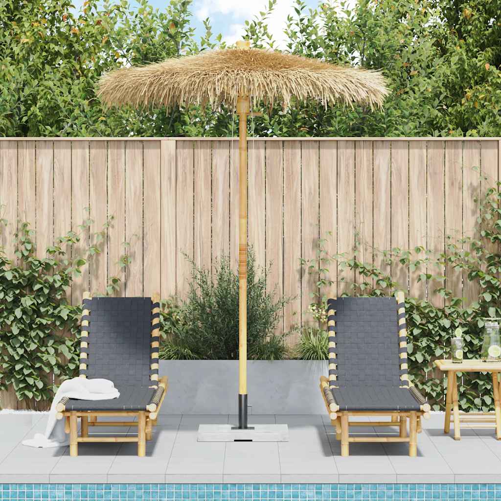 Tiki suncobran s baldahinom od lista banane 180 cm bambus
