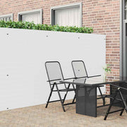 Vrtna ograda dvostrana bijela 1,8x5 m PVC