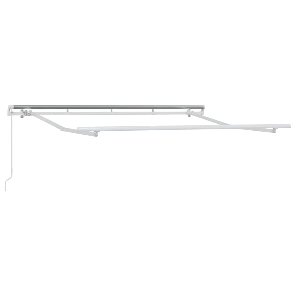 Skrovita tenda Žuta i narančasta 250 x 200 cm tkanina