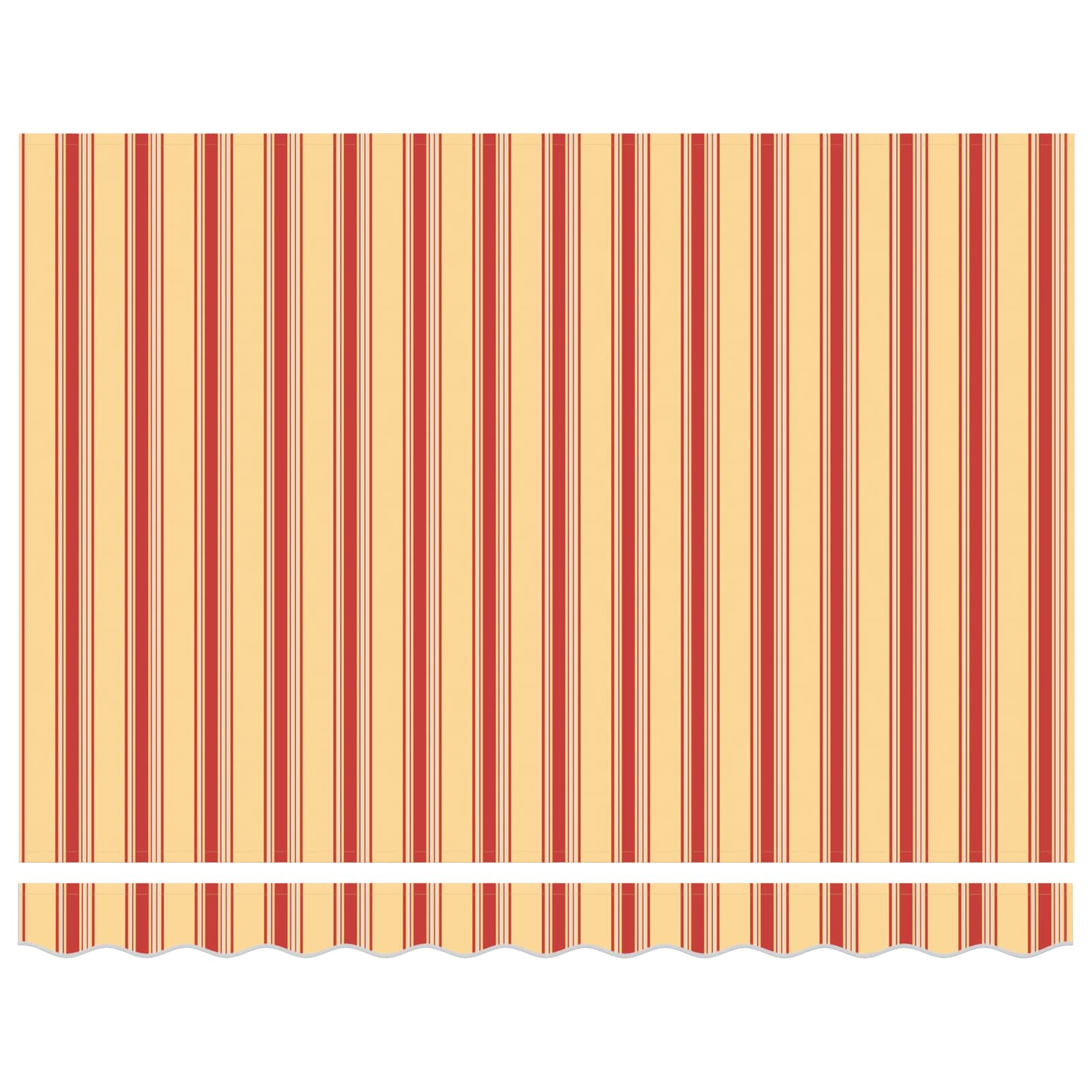 Skrovita tenda Žuta i narančasta 250 x 200 cm tkanina