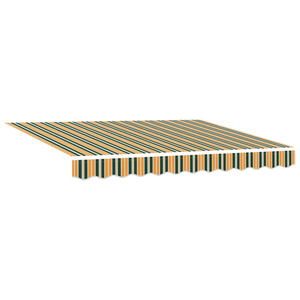 Okvir tende Zelena i žuta 250 x 200 cm Poliester s PU premazom