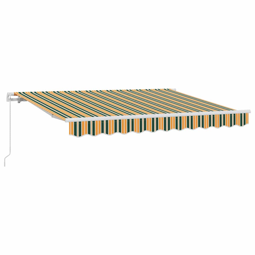 Skrovita tenda Zelena 250 x 200 cm tkanina
