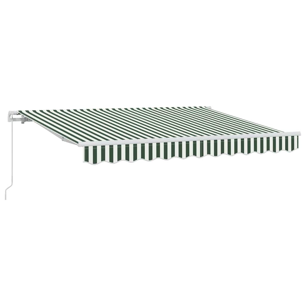 Skrovita tenda Zelena 250 x 200 cm tkanina