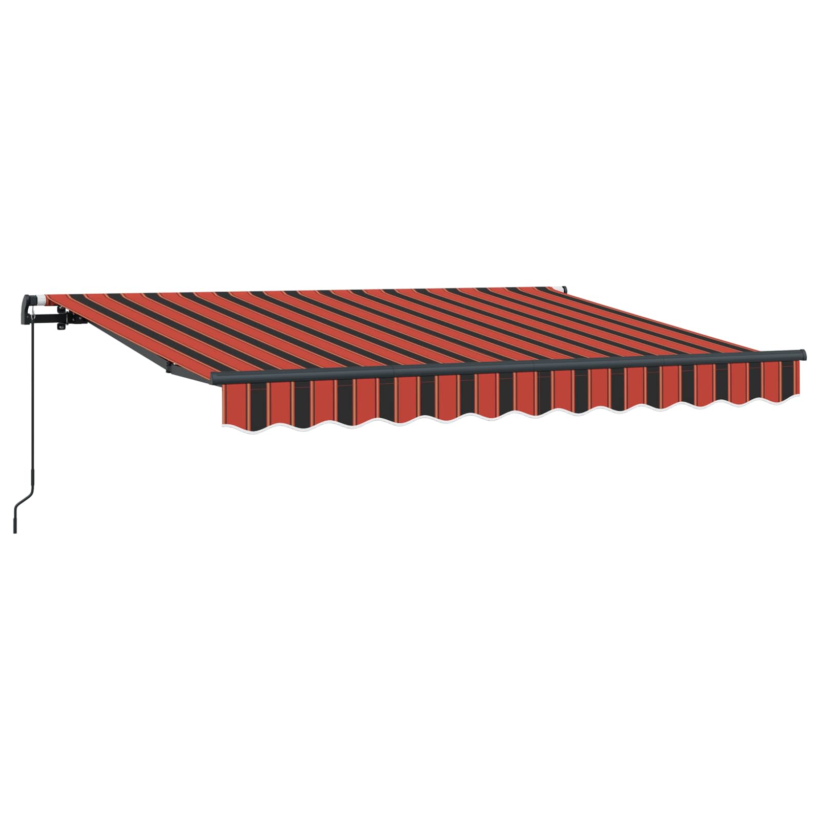 Skrovita tenda Narančasta 300 x 200 cm tkanina