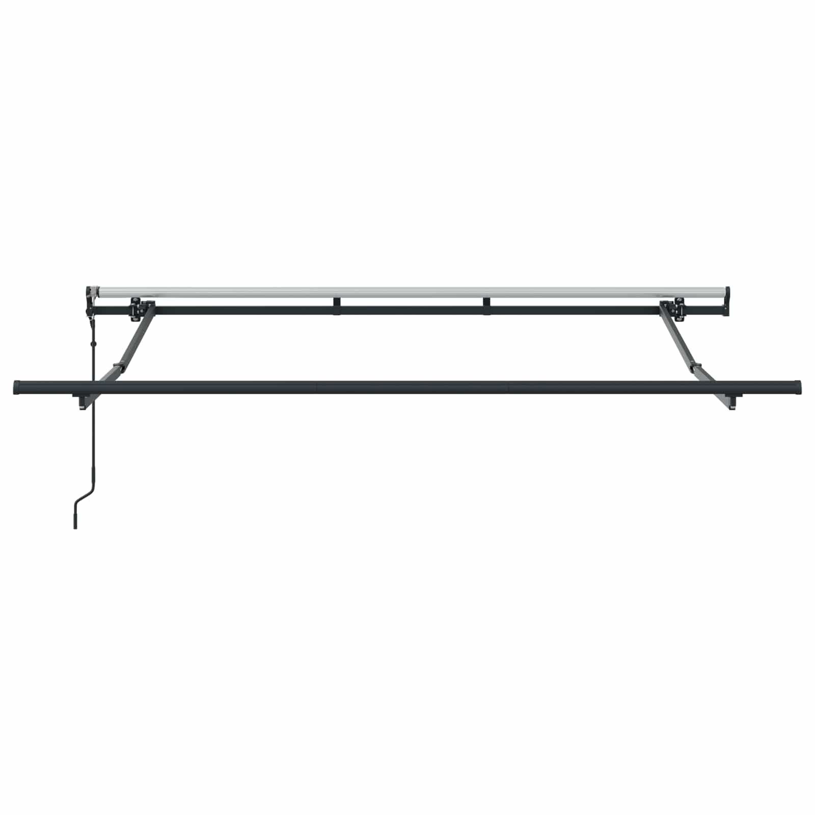 Skrovita tenda Narančasta 300 x 200 cm tkanina