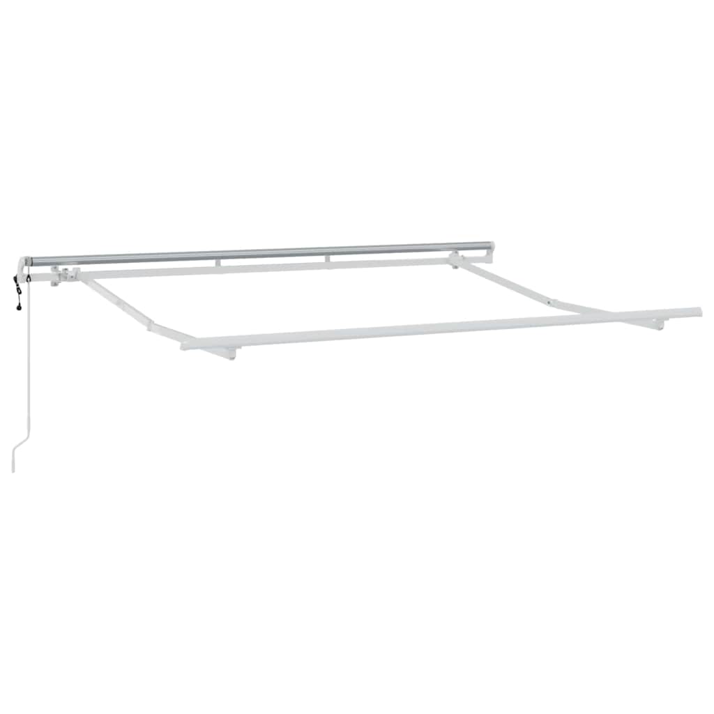 Skrovita tenda Smeđa 300 x 200 cm tkanina