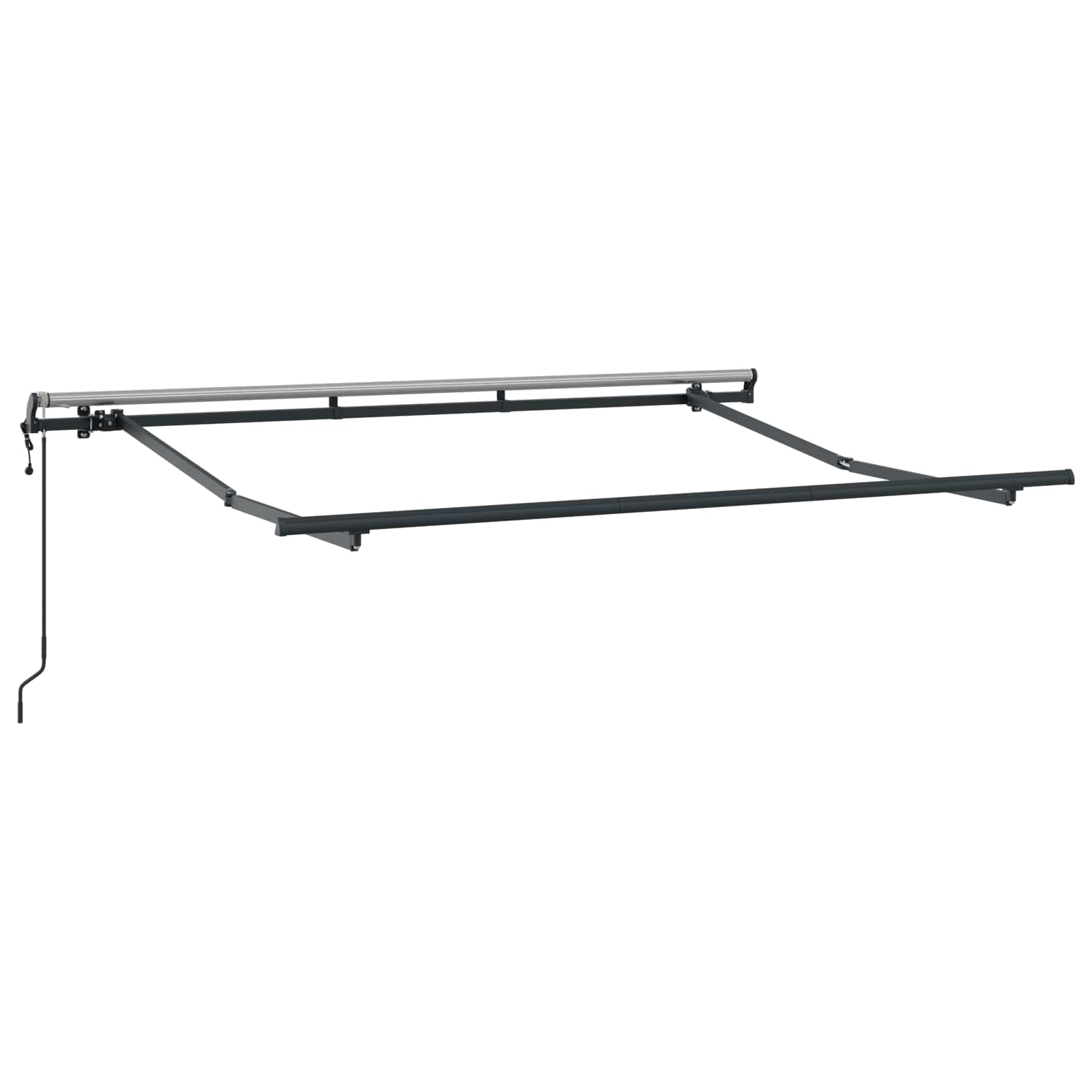 Skrovita tenda Smeđa 300 x 200 cm tkanina