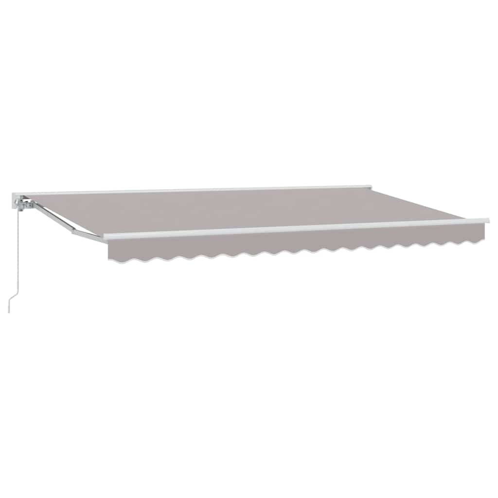 Okvir tende Svijetlo siva 400 x 200 cm Poliester s PU premazom