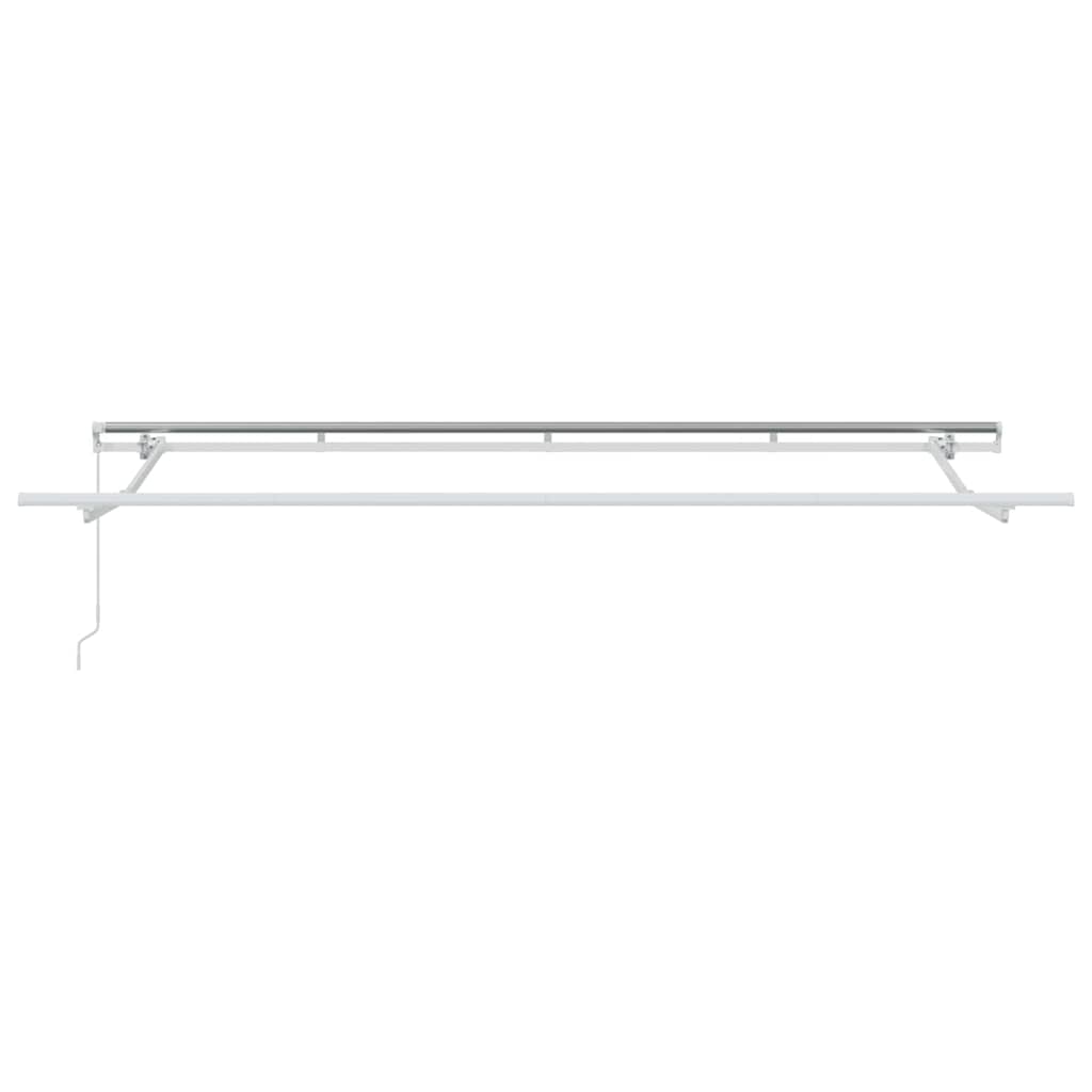 Skrovita tenda Svijetlo siva 400 x 200 cm tkanina