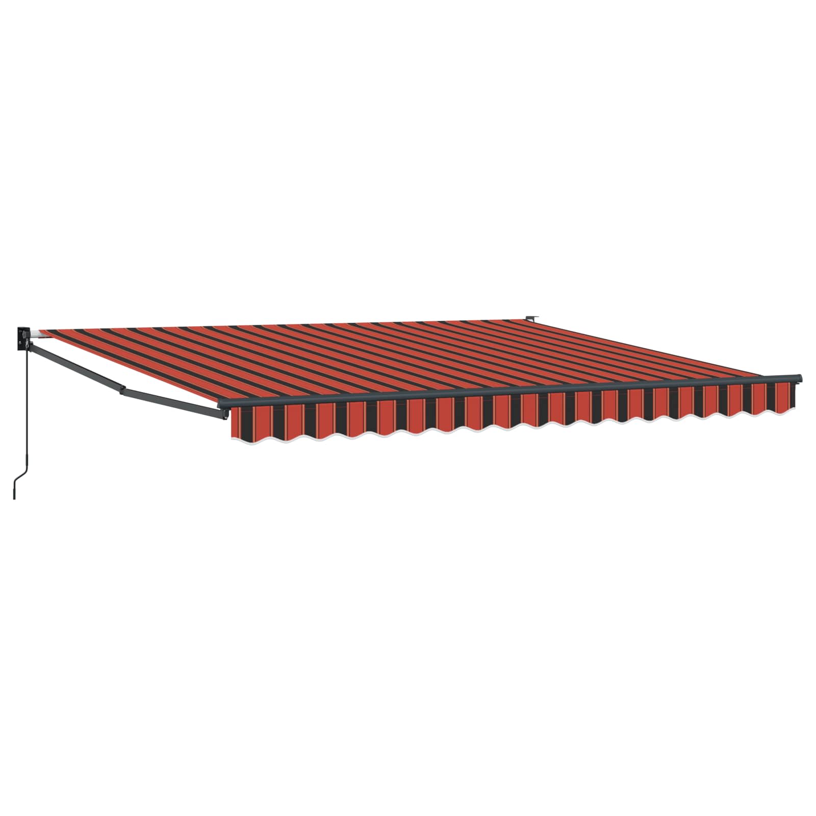 Povlačivi tende narančasta i smeđa 350 x 250 cm