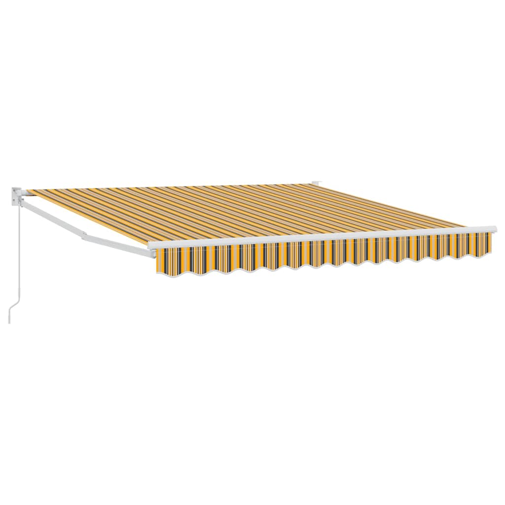 Povlačivi tende Šareni 350 x 250 cm 100% Poliester i Aluminij