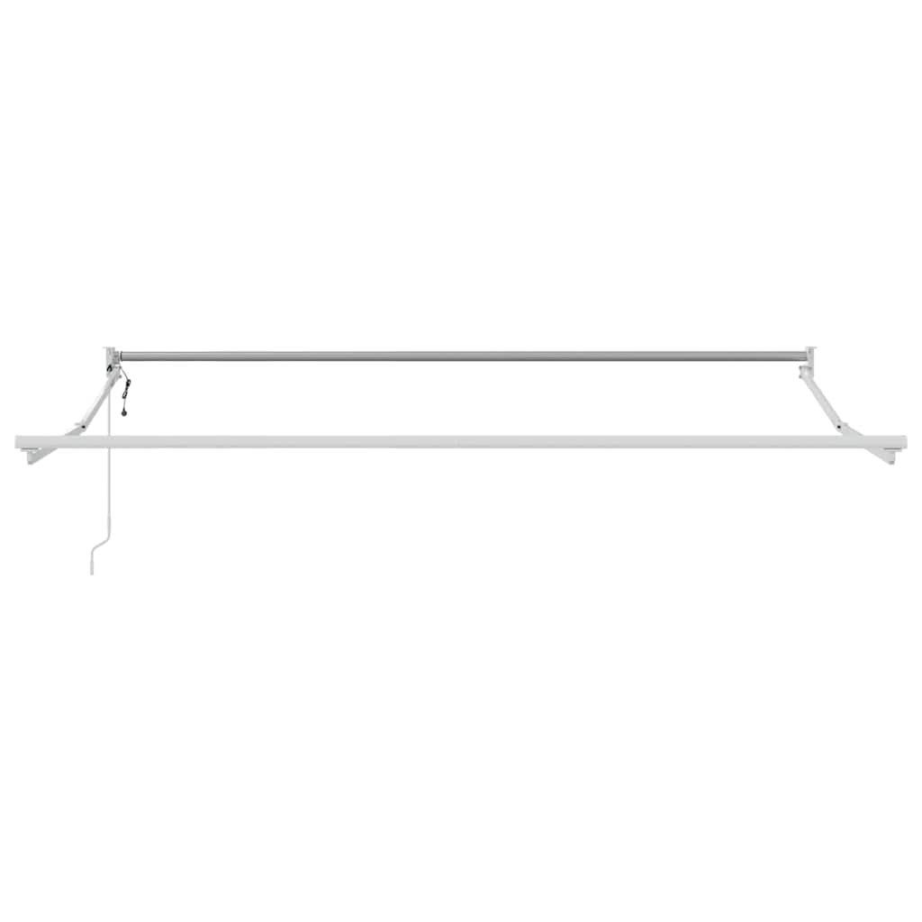 Nadstrešnica Bijela 350 x 250 cm Poliester i metal