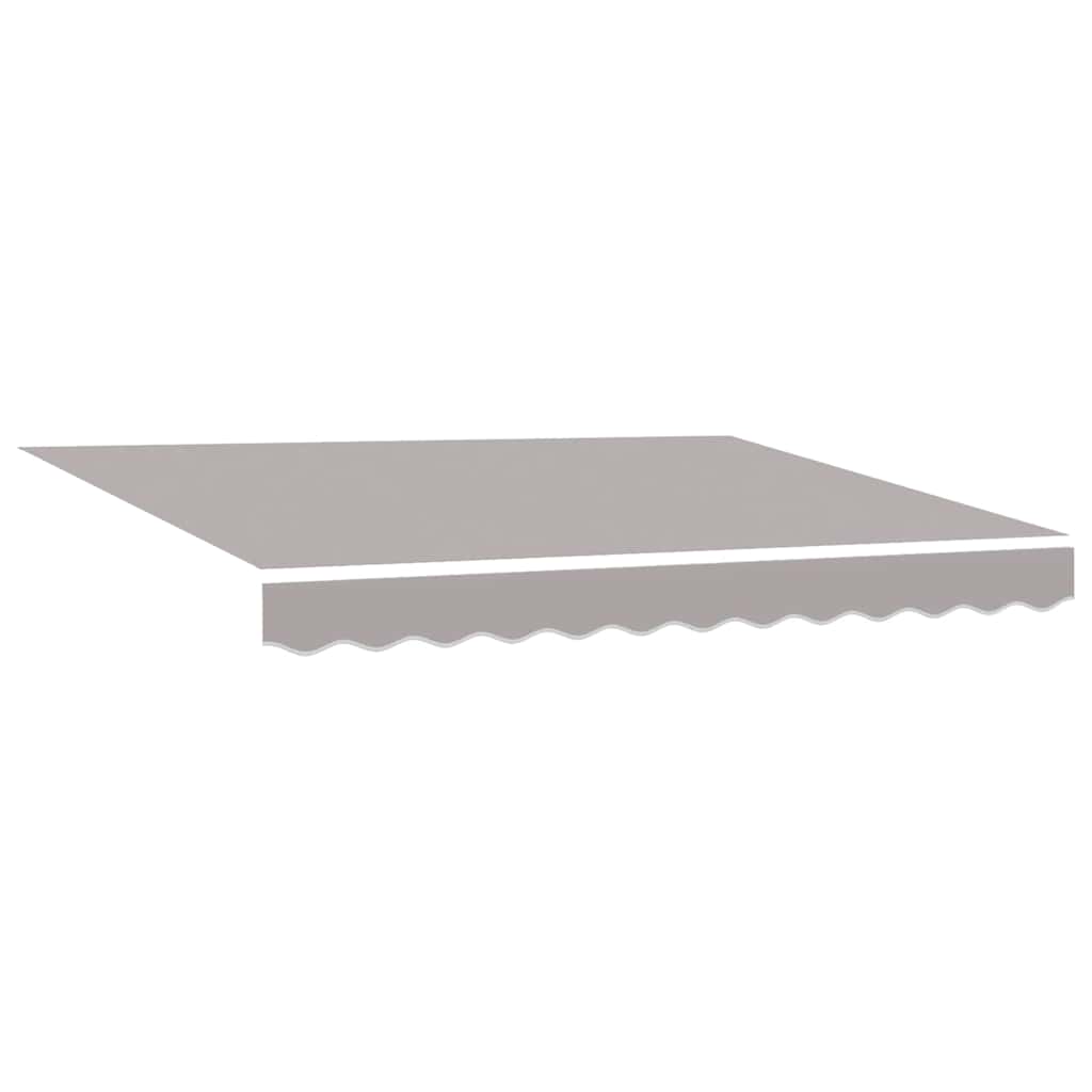 Nadstrešnica Svjetlosiva 350 x 250 cm Poliester i metal