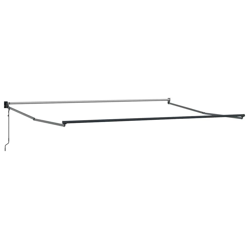 Nadstrešnica Žuta i narančasta 400 × 300 cm Poliester i metal