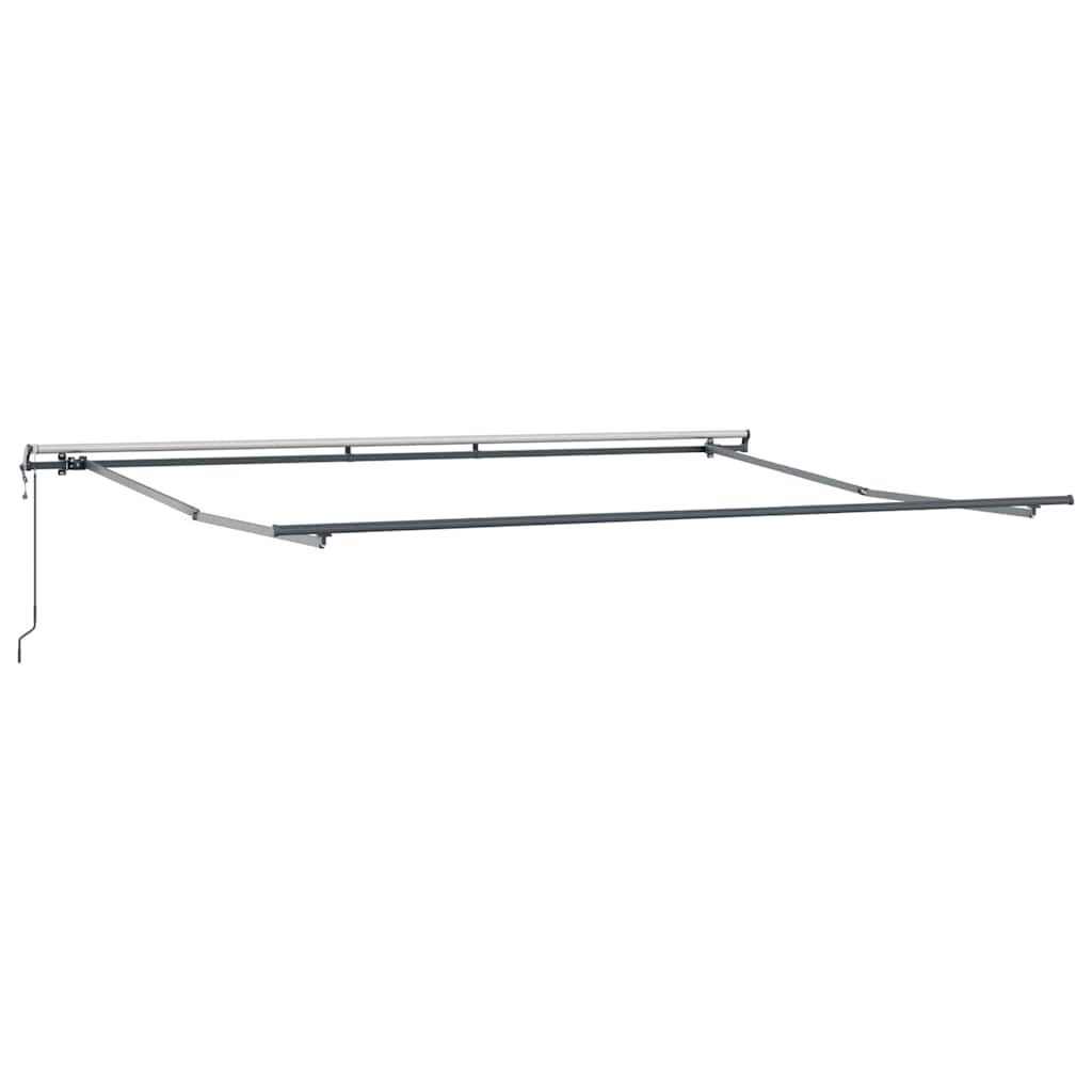 Povlačivi tende Šareni 400 × 300 cm Tkanina i Aluminij