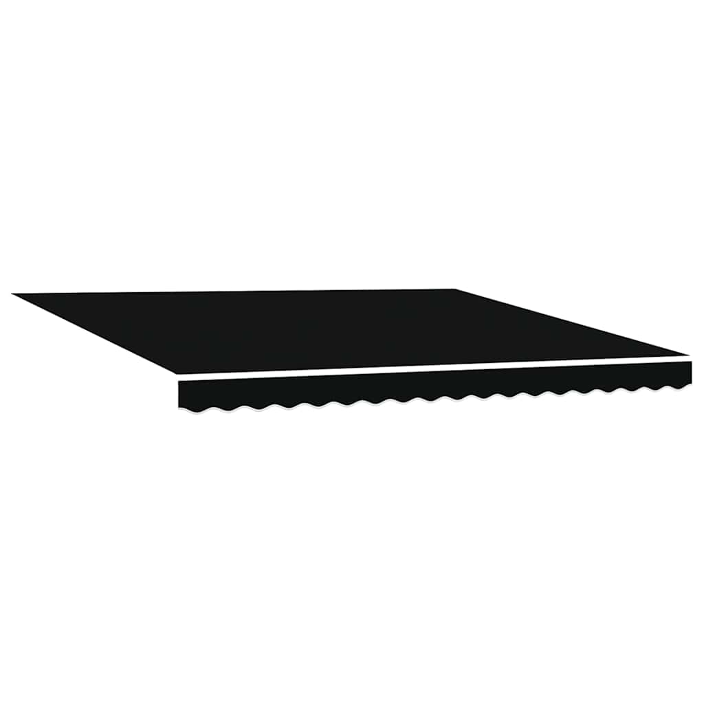 Tkanina za tende Crna 400 × 300 cm Poliester