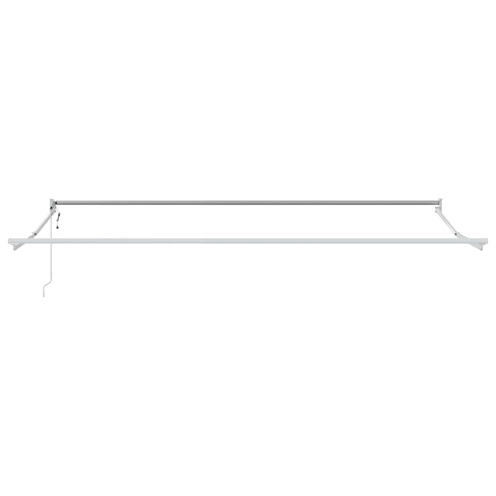 Nadstrešnica Bijela 400 × 300 cm Poliester i metal