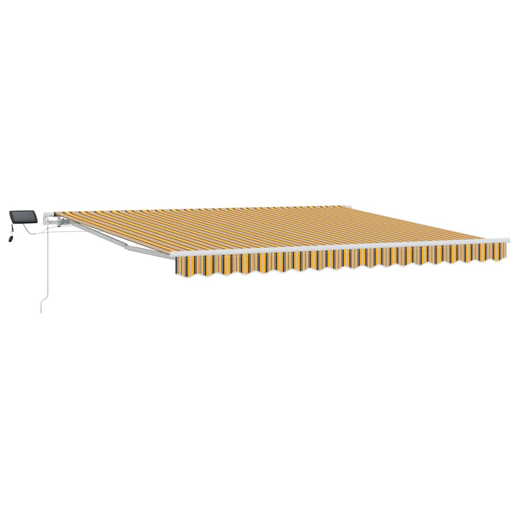 Povlačivi tende Šareni 400 × 300 cm Tkanina i Aluminij