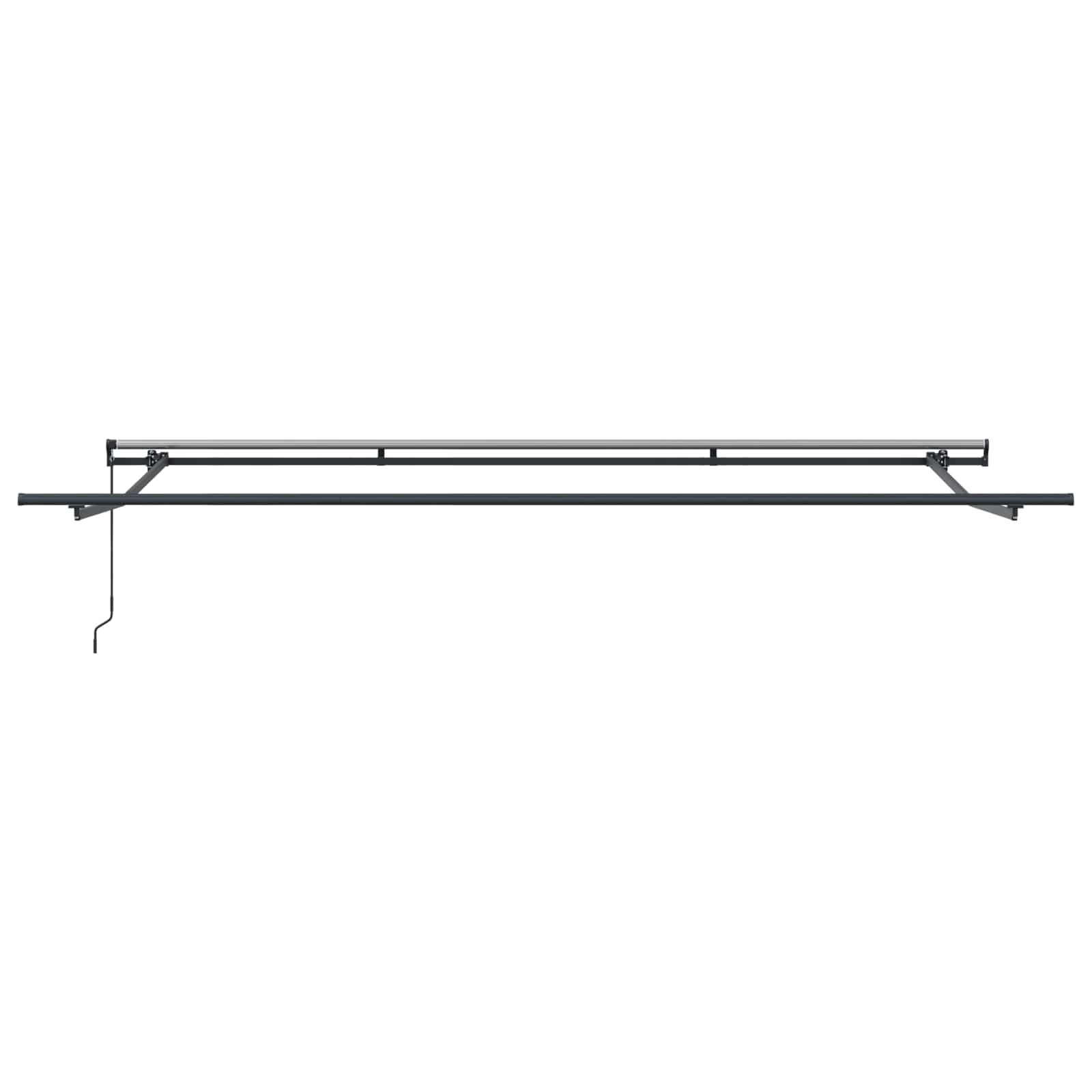 Povlačivi tende Šareni 450 × 300 cm Poliester i aluminij