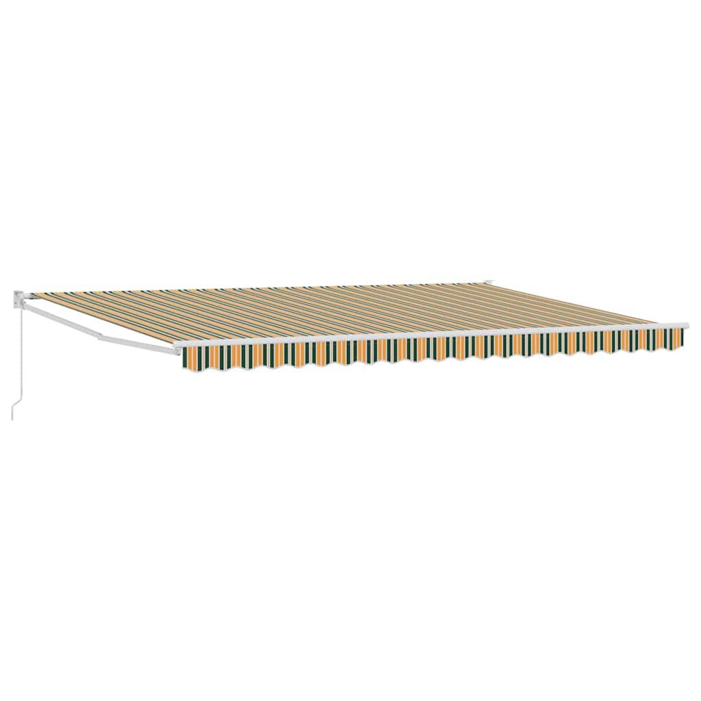Povlačivi tende Šareni 500 × 300 cm 100% Poliester i Aluminij