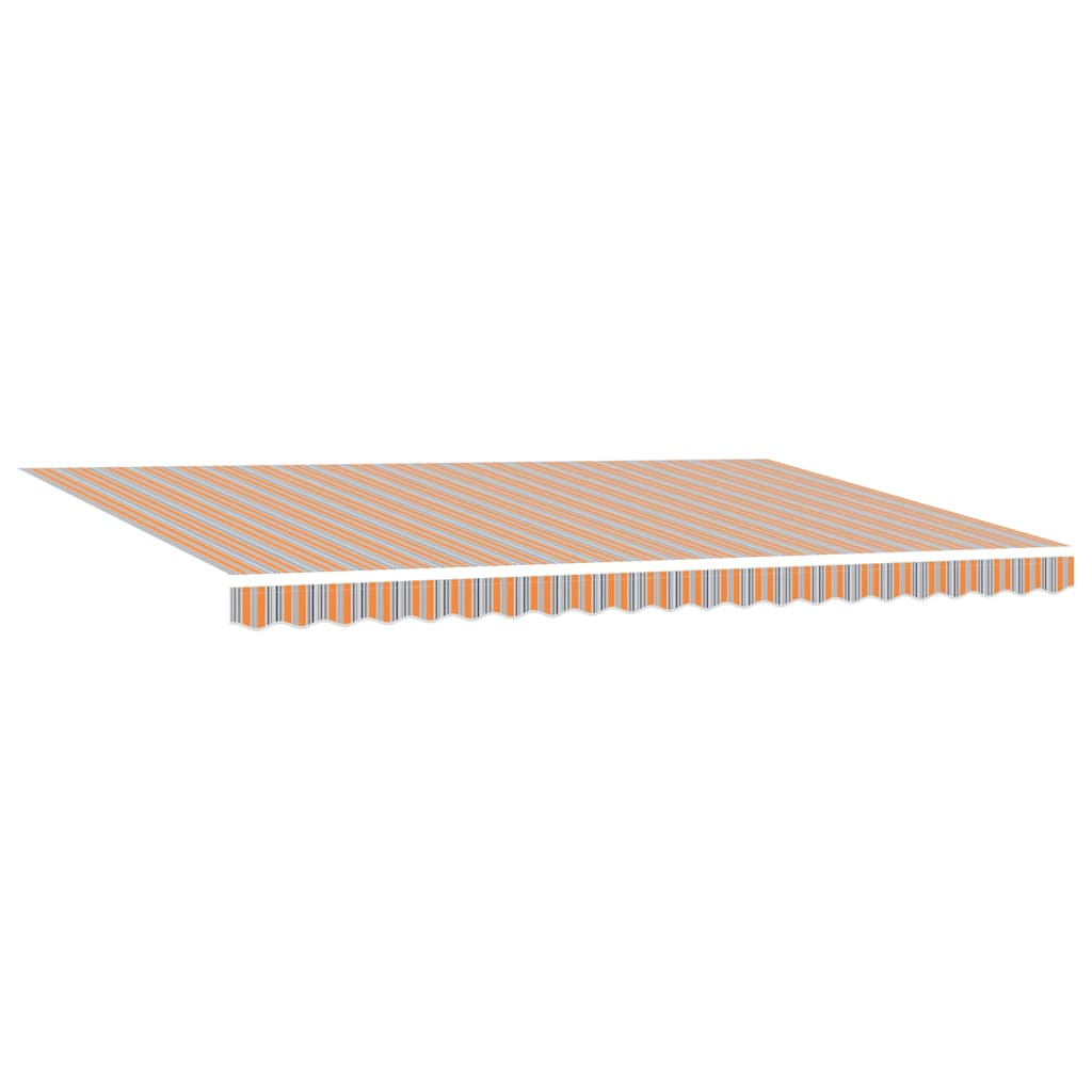 Povlačivi tende Šareni 500 × 350 cm Tkanina i Aluminij