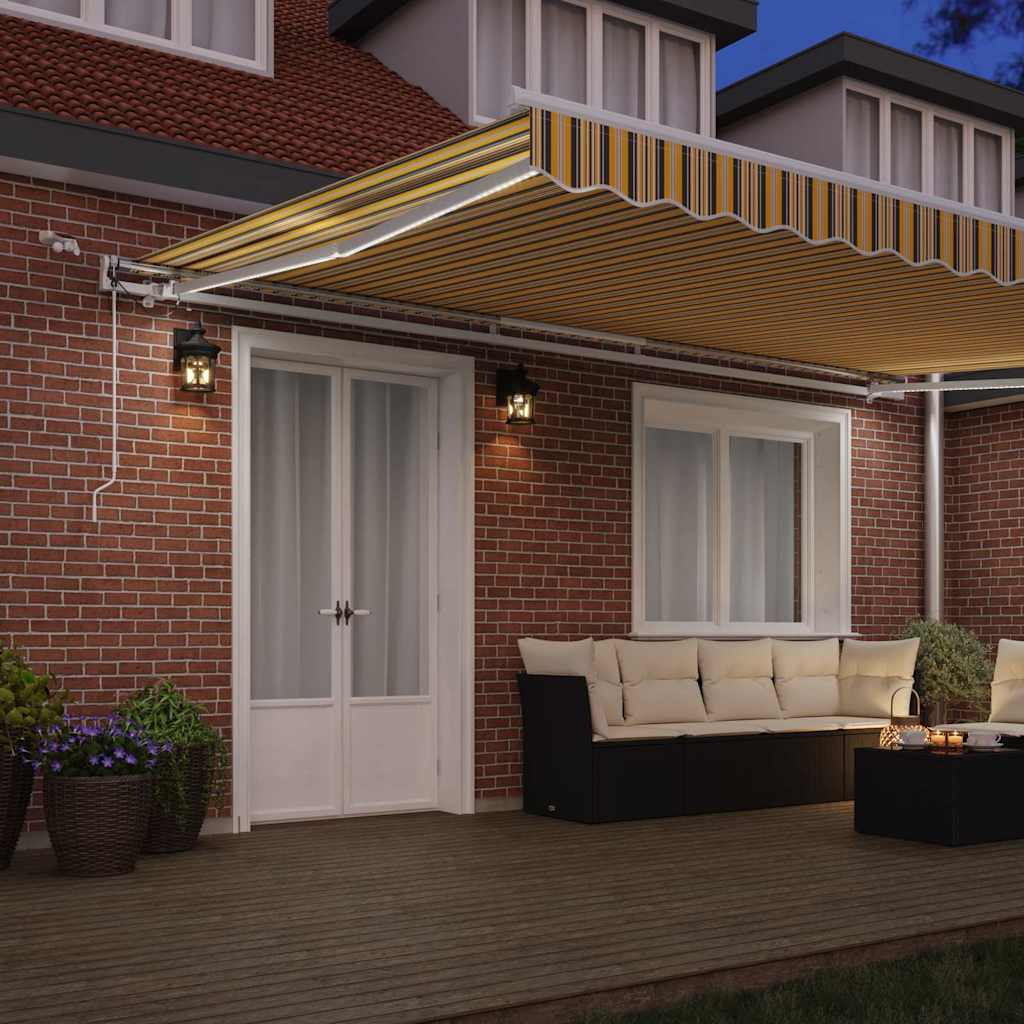 Tkanina za tende Šareni 500 × 350 cm Poliester