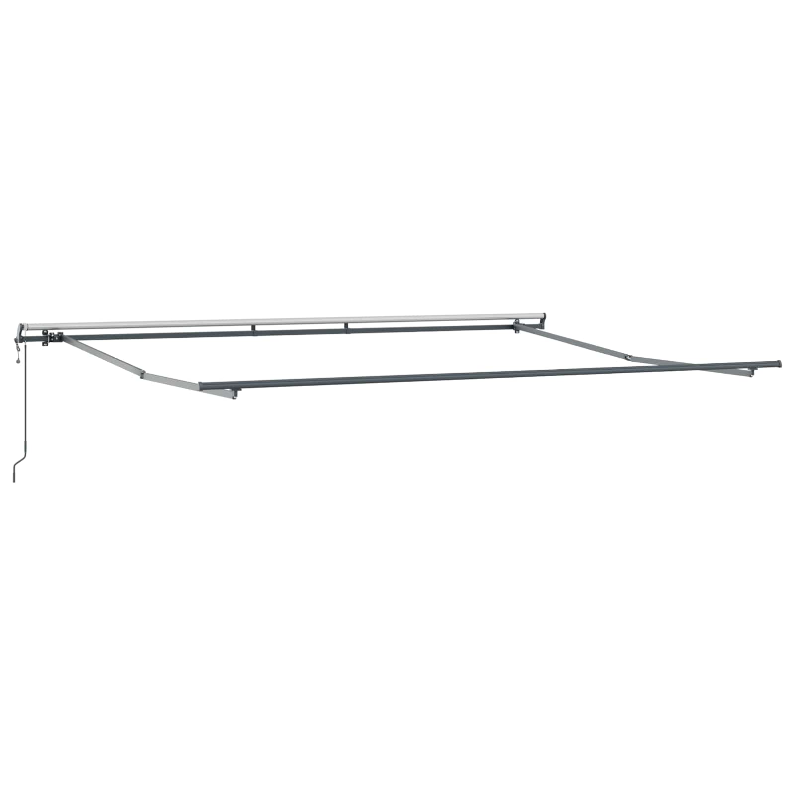 Povlačivi tende Šareni 500 × 350 cm Tkanina i Aluminij