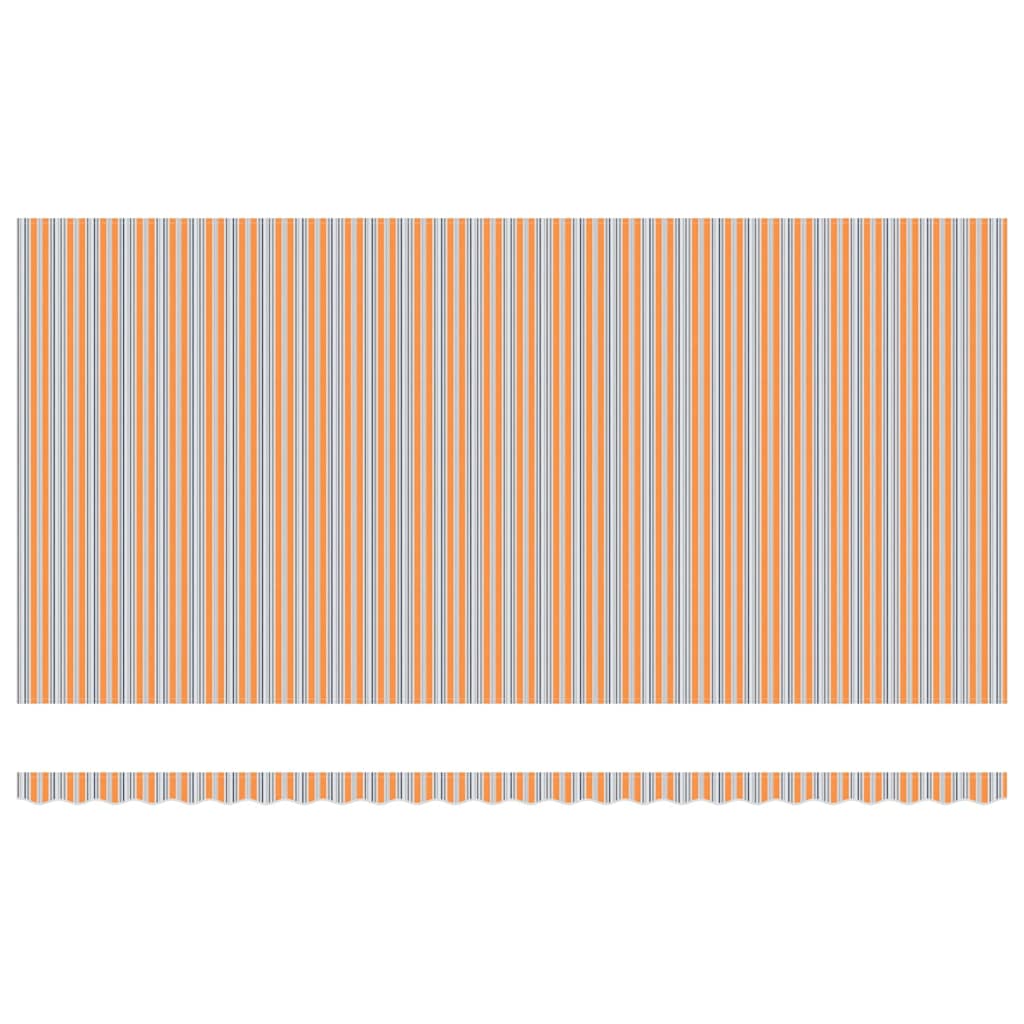Povlačivi tende Šareni 600 × 350 cm Poliester i aluminij