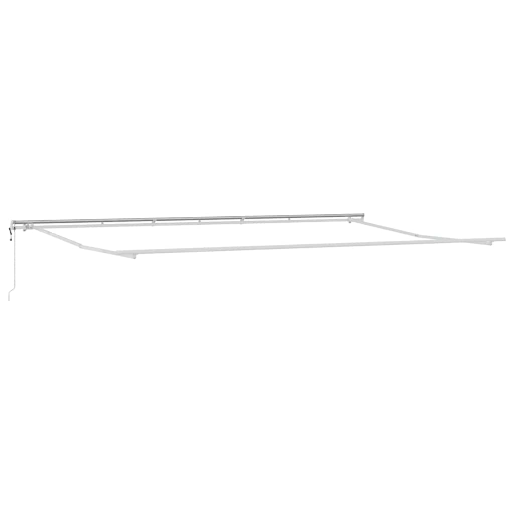 Povlačivi tende Svjetlosiva 600 × 350 cm Tkanina i Aluminij