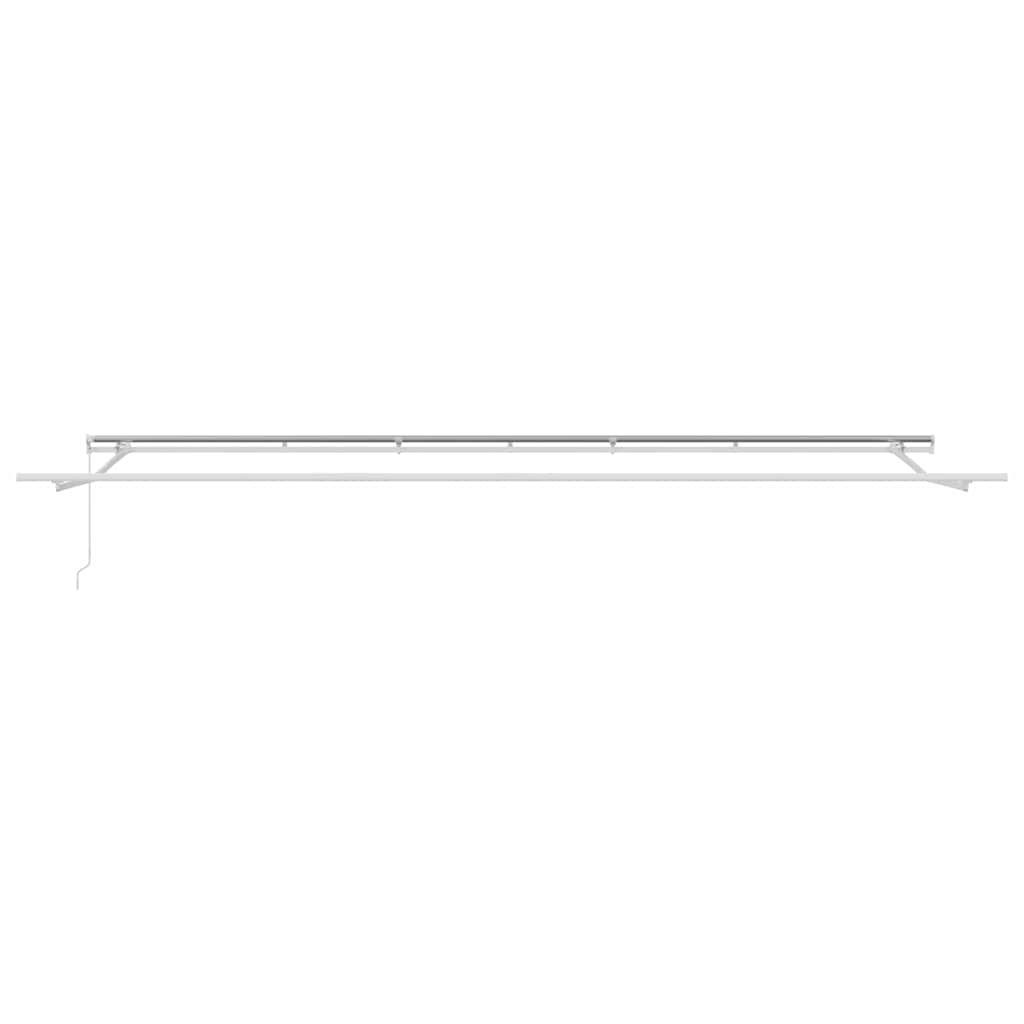 Povlačivi tende Zelena i bijela 600 × 350 cm