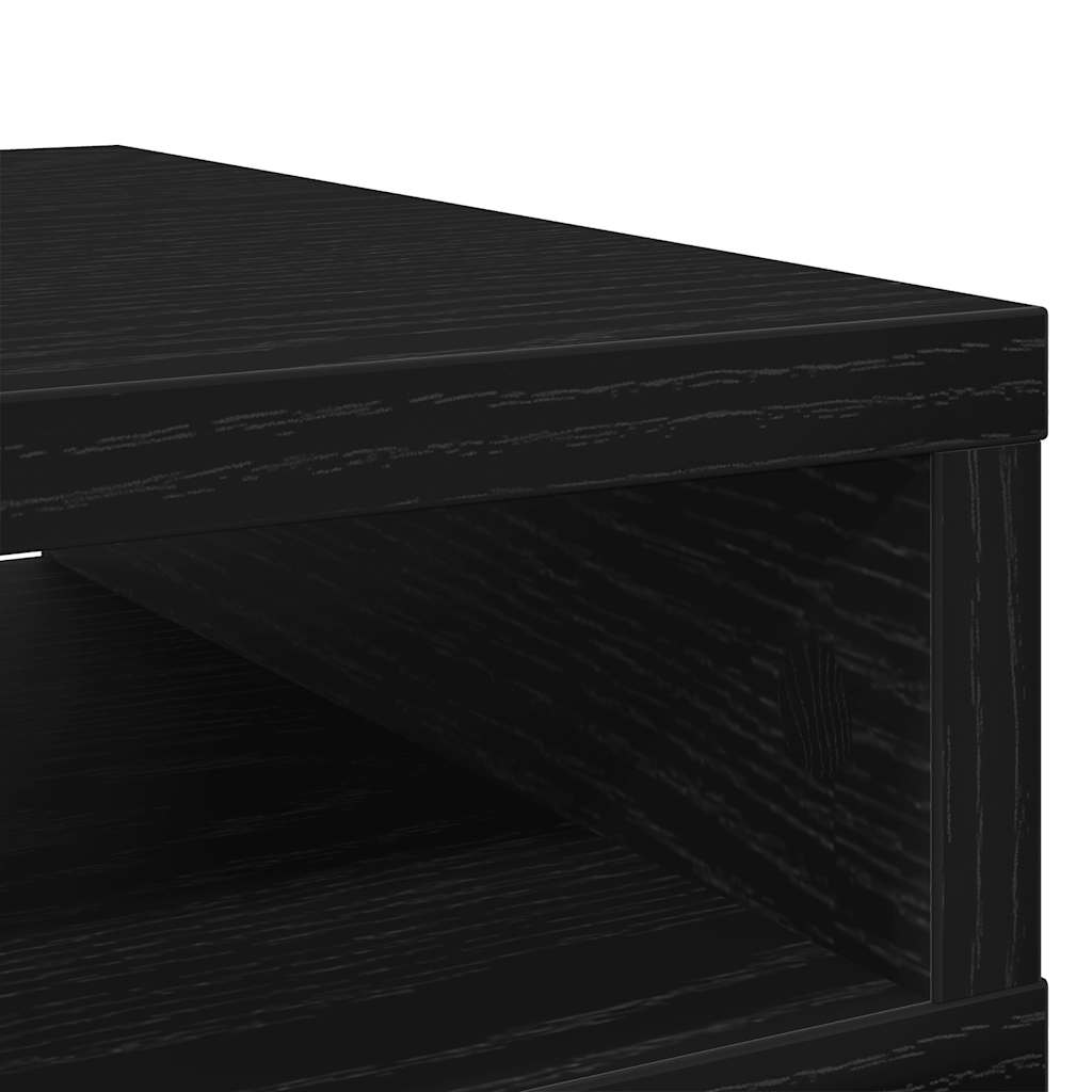 Stalak za monitor Crni hrast 50x27x15 cm Konstruirano drvo