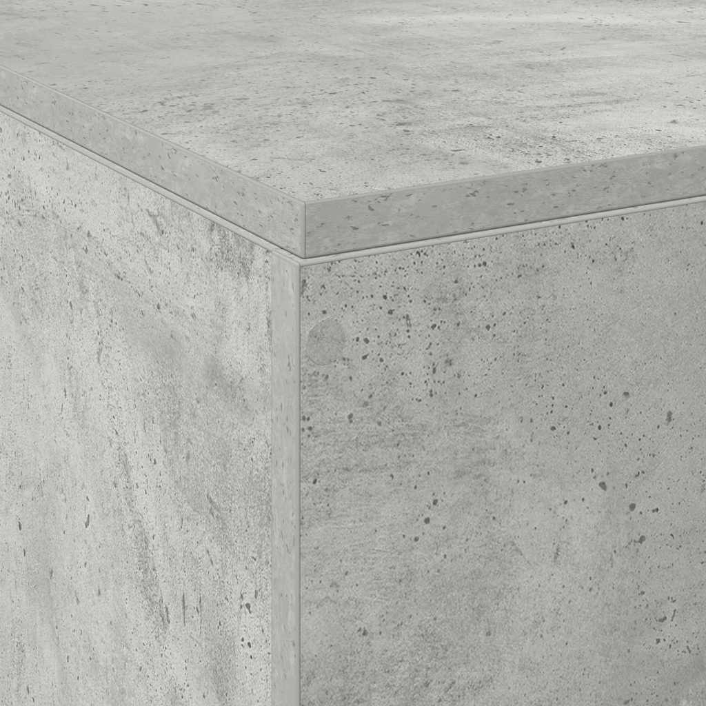 Krevet s ladicama Betonski sivi 120 x 200 cm Konstruirano drvo