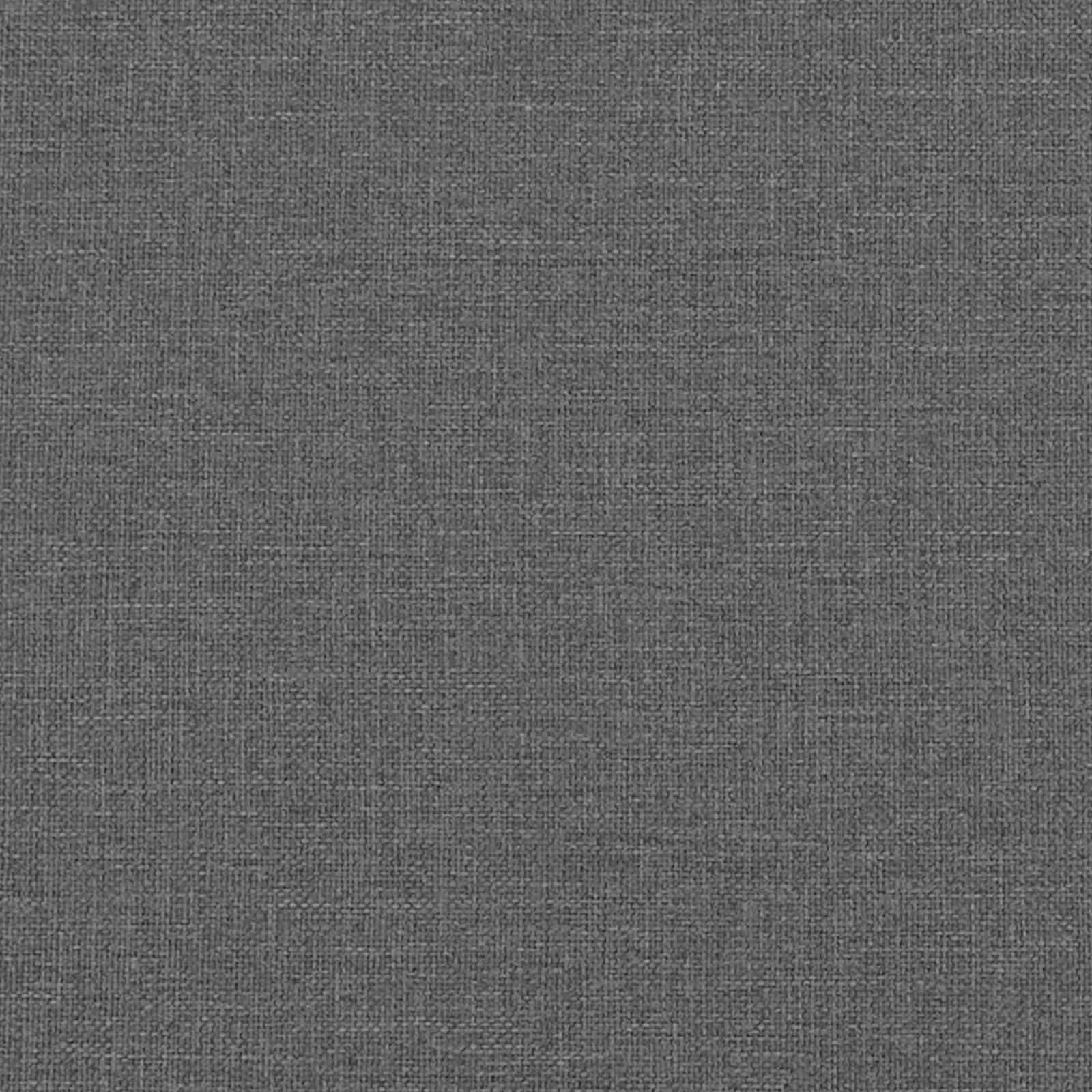 Stolica na kotačiće Tamno siva 63 x 75 x 76 cm tkanina