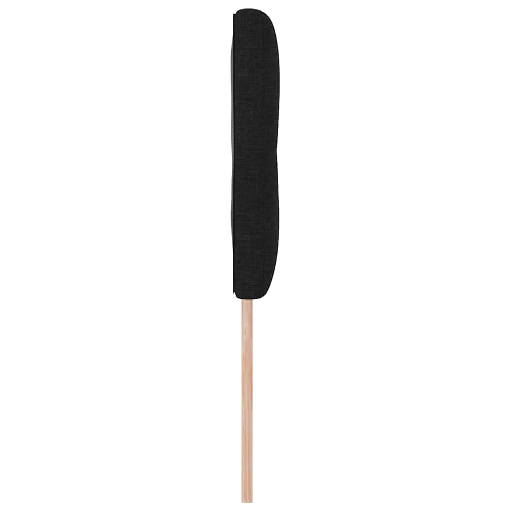Uzglavlje podesivo po visini s uzglavljem Crna 144 cm tkanina