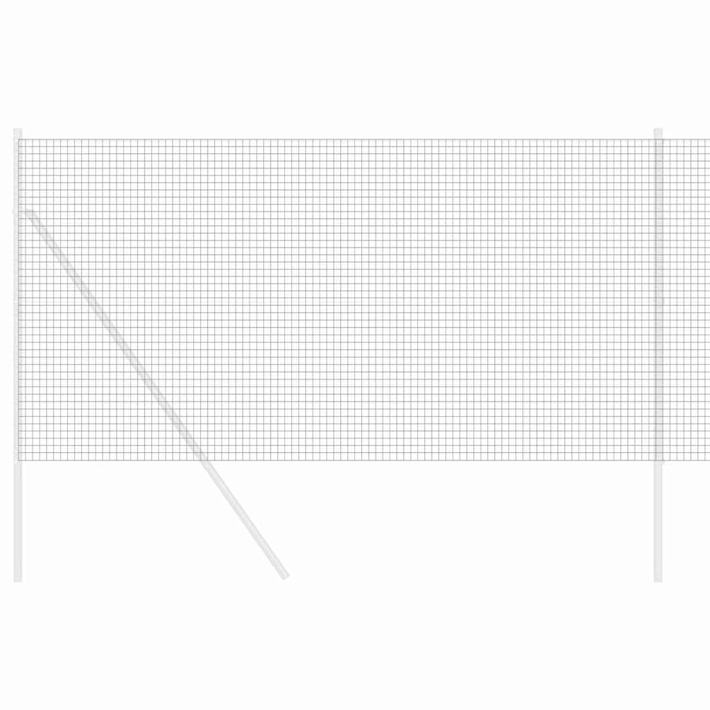 Zavarena žičana ograda 5000 x 100 cm Siva