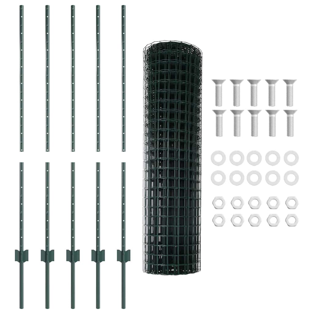 Zavarena žičana ograda 10 x 1,2 m (Š x V) Čelik premazan PVC-om