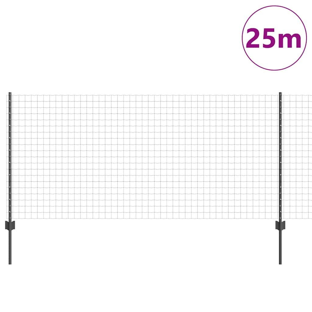 Zavarena žičana ograda 25 x 1 m (Š x V) Čelik premazan PVC-om