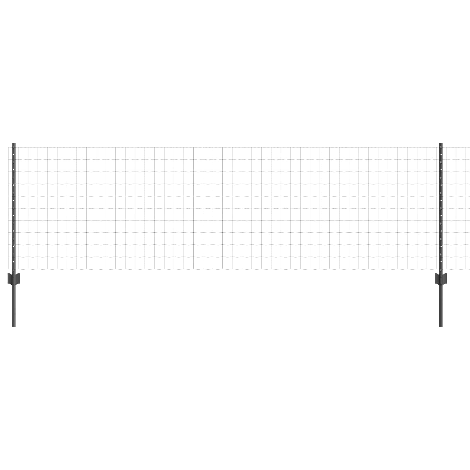 Zavarena žičana ograda 10 x 0,8 m (Š x V) Čelik premazan PVC-om