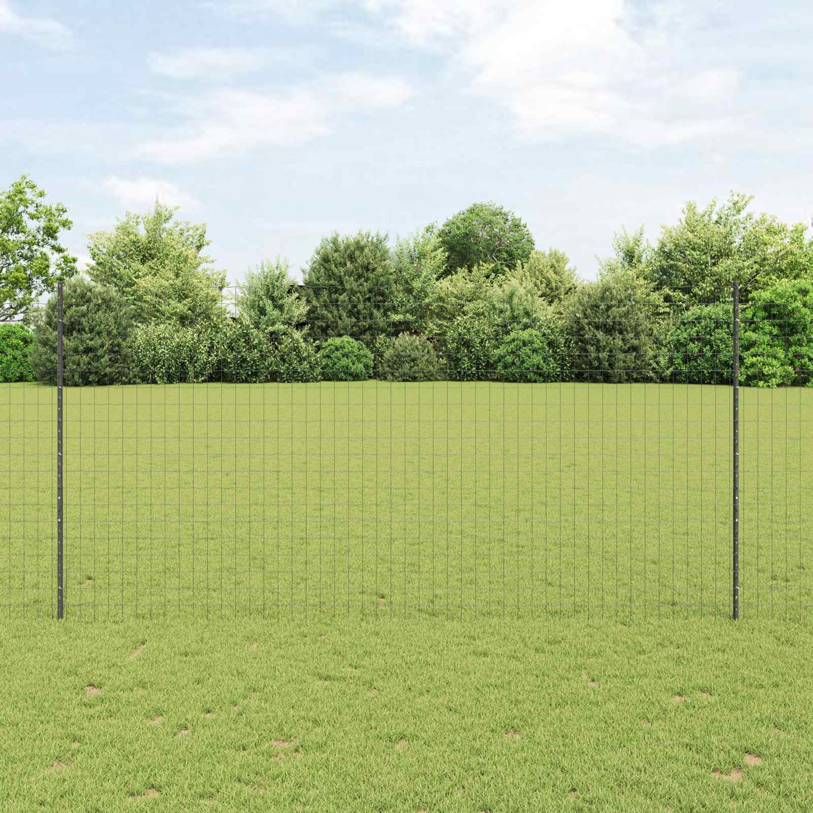 Zavarena žičana ograda 10 x 1,5 m (Š x V) Čelik premazan PVC-om